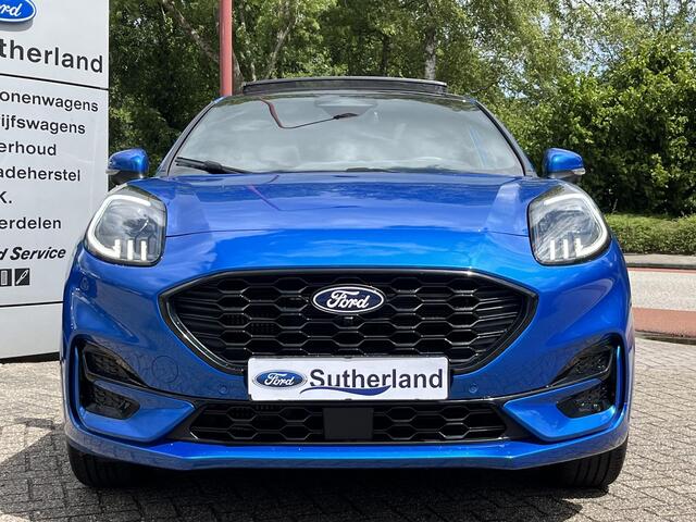 Ford PUMA 1.0 EcoBoost Hybrid ST-Line X 155pk Automaat | Panoramadak | Afneembare trekhaak | Winter Pack | Adaptive cruise control | 360 graden camera | Bang&Olufsen | Elektrsiche achterklep | Matrix LED
