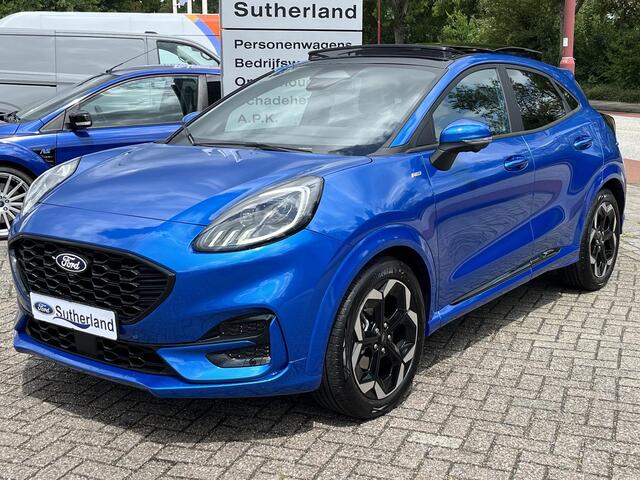Ford PUMA 1.0 EcoBoost Hybrid ST-Line X 155pk Automaat | Panoramadak | Afneembare trekhaak | Winter Pack | Adaptive cruise control | 360 graden camera | Bang&Olufsen | Elektrsiche achterklep | Matrix LED