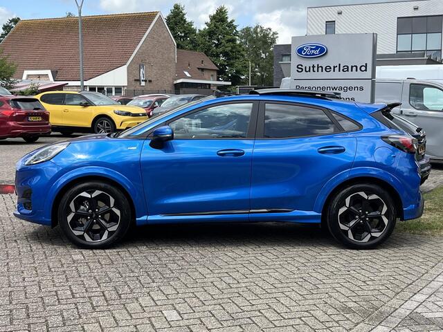 Ford PUMA 1.0 EcoBoost Hybrid ST-Line X 155pk Automaat | Panoramadak | Afneembare trekhaak | Winter Pack | Adaptive cruise control | 360 graden camera | Bang&Olufsen | Elektrsiche achterklep | Matrix LED
