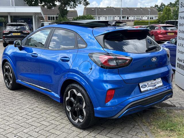 Ford PUMA 1.0 EcoBoost Hybrid ST-Line X 155pk Automaat | Panoramadak | Afneembare trekhaak | Winter Pack | Adaptive cruise control | 360 graden camera | Bang&Olufsen | Elektrsiche achterklep | Matrix LED