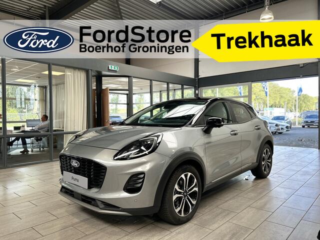 Ford PUMA EcoBoost 155PK Hybrid Titanium | Winter Pack | Adapt. Cruise | Matrix LED | 360° camera | Two-Tone | Elek. Klep | All-Seasons |
