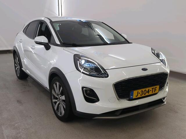 Ford PUMA 1.0 Hybrid Titanium X 1e Eigenaar | NL-Auto | Volledig Onderh | BTW | Winter Pack | Trekhaak | Massage | Navi | Cruise | DAB | Bots Systeem | Multimedia | Hill-Hold | Full Led | PDC | Start/Stop