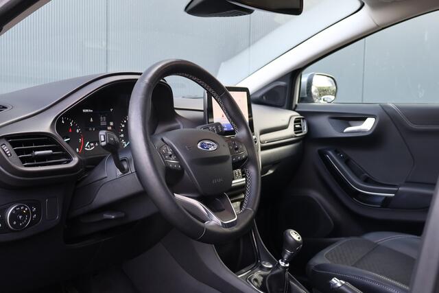 Ford PUMA 1.0 EcoBoost Hybrid Titanium X | 125 pk | Half leer | Bang & Olufsen | Stoel- stuurverwarming | Voorruitverwarming | Adaptieve Cruise Control