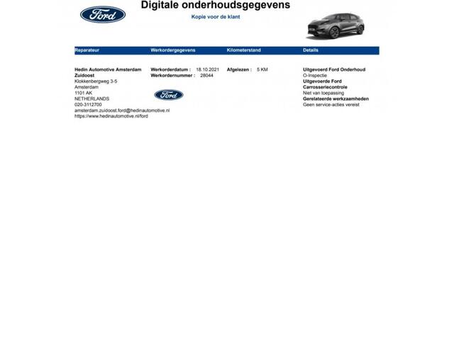 Ford PUMA 1.0 EcoBoost Hybrid ST-Line, PDC, Trekhaak