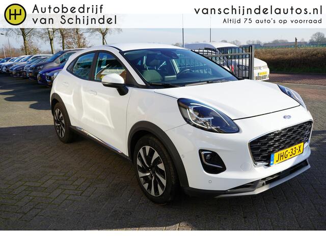 Ford PUMA 1.0 ECOBOOST HYBRID TITANIUM OKT 2022 NAVIGATIE ANDROID-APPLECARPLAY CAMERA CLIMA ADAPTIEVE CRUISE PDC BLUETOOTH 4X ELECTR.RAMEN-SPIEGELS