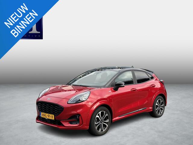 Ford PUMA 1.0 EcoBoost Hybrid ST-Line Vignale | STOEL/STUUR VERWARMING | APPLECARPLAY/ANDROID AUTO | ELEK. ACHTERKLEP | DODEHOEK | KEYLESS | WINTER PACK | VOORUITVERWARMING| CAMERA| DEALER ONDERHOUDEN