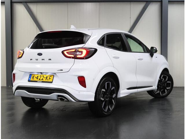 Ford PUMA 125PK Hybrid ST-Line X | AppleCarplay/AndroidAuto | Armsteun | B&O | Winterpack | Camera | Climate Control | Adaptieve Cruise Control | Dodehoekdetectie | LEER/Stof | Navigatie | Isofix | LED lampen | Privacy Glass | Parkeersensoren |