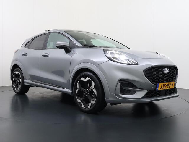 Ford PUMA ST-line X 155pk HYBRIDE | MHEV BOMVOL!! | WINTERPACK VERW. VOORRUIT | ELEK. PANORAMADAK | B&O | ELEK. ACHTERKLEP | 360 CAM | STOEL + STUUR VERW. | TREKHAAK AFNEEMB. | FABRIEKSGARANTIE TOT 12-2022