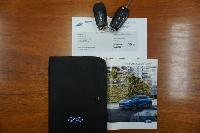 Ford PUMA 1.0 EcoB 125PK Hybrid Titanium/Trekhaak/17Inch LMV /1e Eigenaar/NL-Auto.