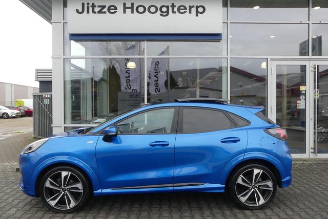 Ford PUMA 1.0 EcoBoost ST-Line X Vignale TREKHAAK AFNEEMBAAR (900KG), PANO, WINTER PACK, ADAPT. CRUISE, CLIMA, NAVI, CAMERA, PDC V&A, APPLE CARPLAY/ANDROID AUTO, BLIS, KEYLESS, B&O, ELEKT. ACHTERKLEP, 73.242KM