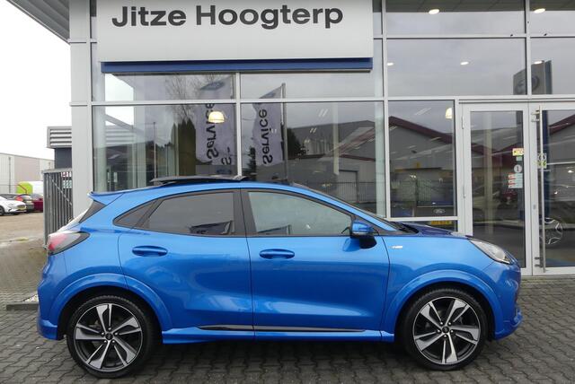 Ford PUMA 1.0 EcoBoost ST-Line X Vignale TREKHAAK AFNEEMBAAR (900KG), PANO, WINTER PACK, ADAPT. CRUISE, CLIMA, NAVI, CAMERA, PDC V&A, APPLE CARPLAY/ANDROID AUTO, BLIS, KEYLESS, B&O, ELEKT. ACHTERKLEP, 73.242KM