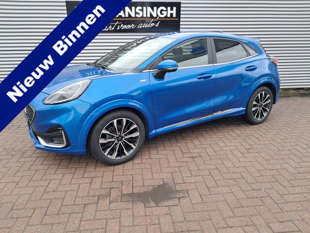 Ford PUMA 1.0 EcoBoost Hybrid!! ST-Line Vignale Automaat!!! | Lederen bekleding | Navi | Cruise | Clima | Trekhaak | Bomvol!! | RIJKLAARPRIJS INCL 12 MAANDEN GARANTIE EN BEURT