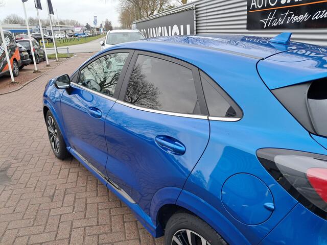 Ford PUMA 1.0 EcoBoost Hybrid!! ST-Line Vignale Automaat!!! | Lederen bekleding | Navi | Cruise | Clima | Trekhaak | Bomvol!! | RIJKLAARPRIJS INCL 12 MAANDEN GARANTIE EN BEURT