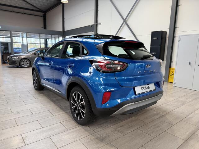 Ford PUMA EcoBoost Hybrid 125pk Titanium | Trekhaak | Pano | Elek achterklep | Winterpack | Adapt. Cruise | Dodehoek detectie | Camera |