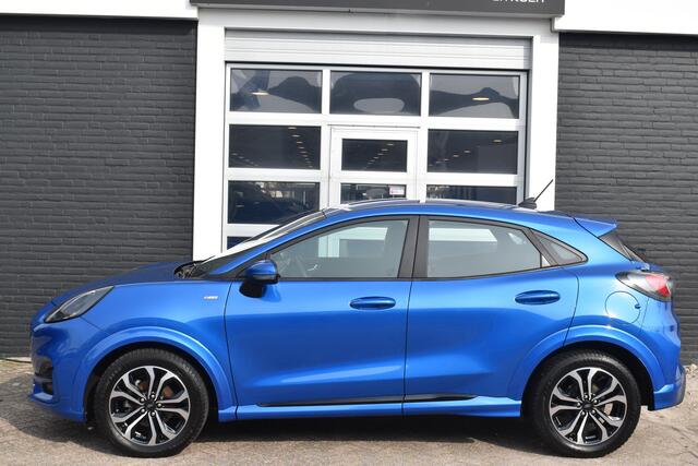 Ford PUMA EcoBoost Hybrid 125 ST-Line | Navigatie | Carplay & Android Auto | Airconditioning | Parkeersensoren | DAB+ Radio | Isofix Bevestigingspunten | Cruise Control | Lichtmetalen Velgen | Zeer Compleet!