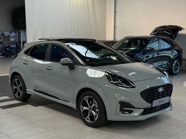 Ford PUMA EcoBoost Hybrid 155 pk ST-Line X | Winter Pack | Adapt. cruise | Pano | 360° Camera | B&O | All-season | Gar. tm 2029 |