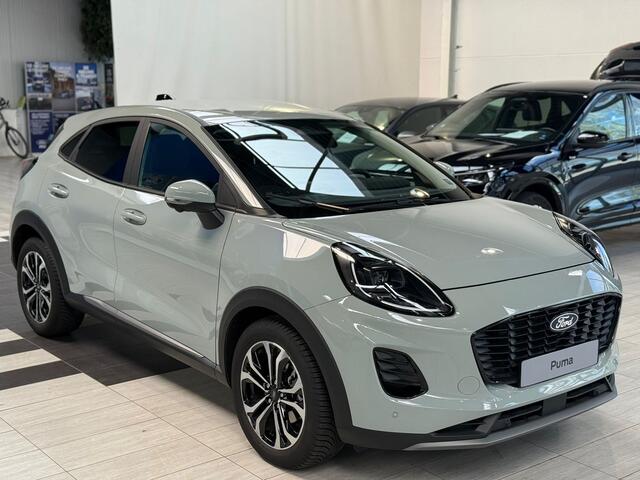 Ford PUMA EcoBoost Hybrid 155pk Titanium | Winterpack | Adapt. Cruise | Dodehoek detectie | 360 Camera | All-season banden | Fabr. Gar. t/m 05-2029 |
