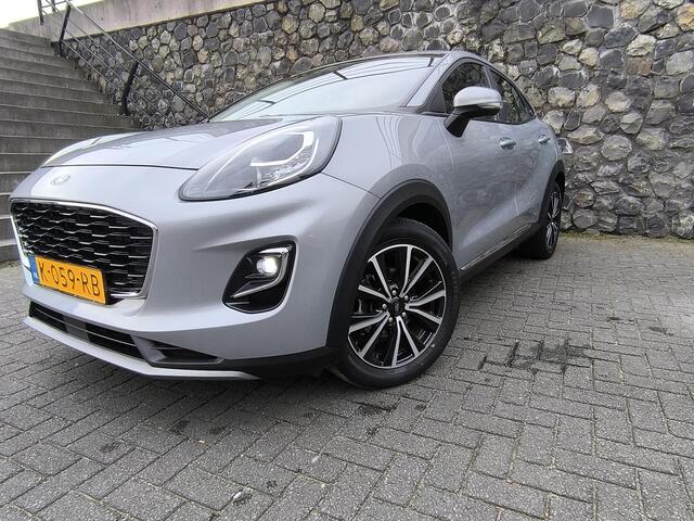 Ford PUMA 1.0 EcoBoost Hybrid Titanium Stoel stuur en voorruit verwarming, climate en cruise control, carplay android DAB+ 1e eigenaar