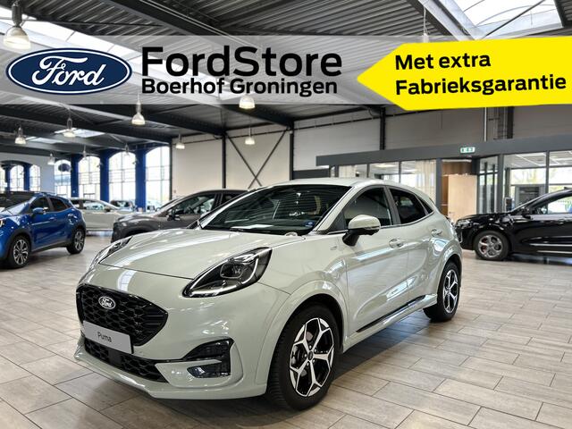Ford PUMA EcoBoost Hybrid 155 pk ST-Line | AUTOMAAT | Winter Pack | Adapt. cruise | 360° Camera | All-season | Gar. tm 09/2029 |