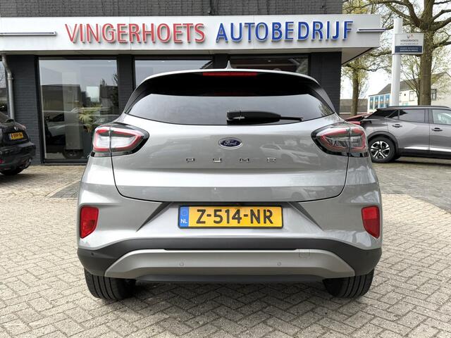 Ford PUMA 125 Pk Titanium X Benzine * Navigatie * Adaptive Cruise Control * Achteruitrij Camera * 18" L.M. Velgen * Vingerhoets; Vierde Generatie Eersteklas Service. Al meer dan 100 jaar een begrip in de Brabantse Kempen.