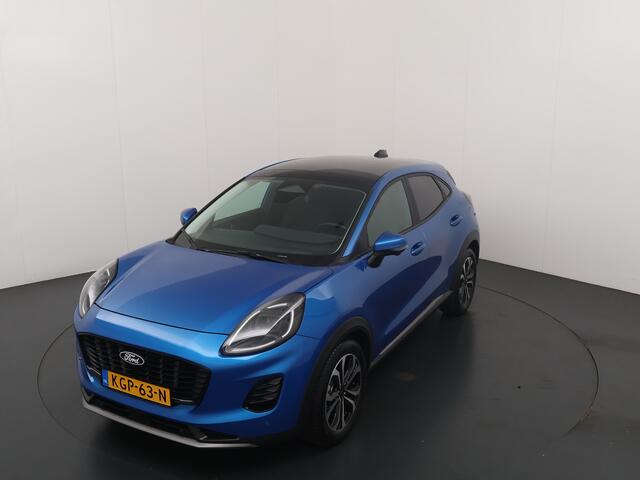 Ford PUMA EcoBoost Hybrid 125 pk Titanium | Pano | Elek achterklep | Winterpack | Adapt. Cruise | Dodehoek detectie | 360 Camera | Fabr. Gar. t/m 02-2029