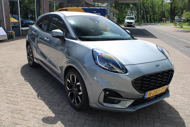 Ford PUMA 1.0 Hybrid ST-Line X 1e Eig, NL, Carplay, Achteruitrijcamera, CC, Stoel/Stuurverwarming, LED, Parkeersens. V en A, 18" LMV