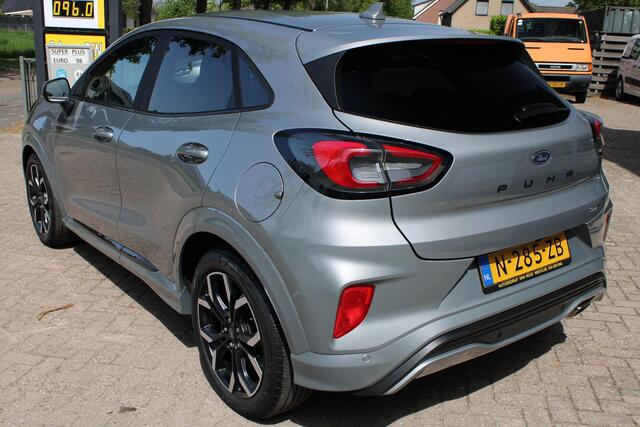 Ford PUMA 1.0 Hybrid ST-Line X 1e Eig, NL, Carplay, Achteruitrijcamera, CC, Stoel/Stuurverwarming, LED, Parkeersens. V en A, 18" LMV