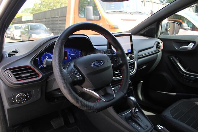 Ford PUMA 1.0 Hybrid ST-Line X 1e Eig, NL, Carplay, Achteruitrijcamera, CC, Stoel/Stuurverwarming, LED, Parkeersens. V en A, 18" LMV