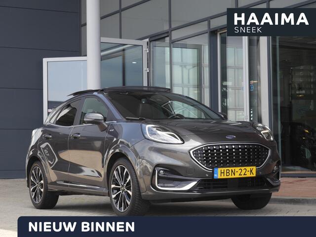 Ford PUMA 1.0 EcoBoost Hybrid ST-Line X | Panorama dak | Lederen bekleding | All Season | Stoel en stuurverwarming | Climate control | Led koplampen | Navigatie