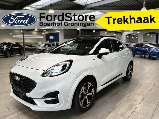 Ford PUMA EcoBoost 125 pk Hybrid ST-Line | Trekhaak | Winter Pack | Adapt. Cruise | Pano | Full LED | Elektr. achterklep |
