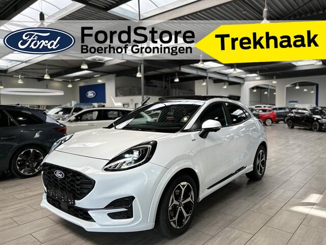 Ford PUMA EcoBoost 125 pk Hybrid ST-Line | Trekhaak | Winter Pack | Adapt. Cruise | Pano | Full LED | Elektr. achterklep |
