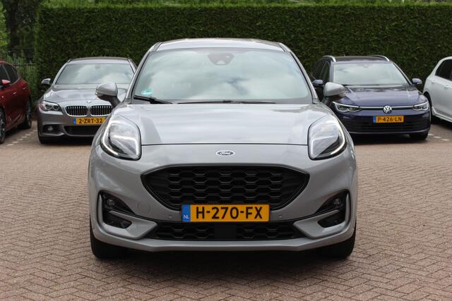 Ford PUMA 1.0 EcoBoost Hybrid ST-Line X First Edition / Trekhaak / Camera / B&O / Keyless / CarPlay / Half Leder / 18'' / Stoel+Stuurverwarming / Dodehoek / DAB / ACC