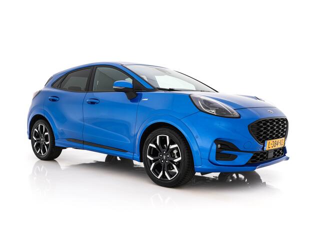 Ford PUMA 1.0 EcoBoost Hybrid ST-Line X Aut. *LEATHER-FABRIC | ADAPTIVE-CRUISE | FULL-LED | BANG&OLUFSEN | BLIND-SPOT | CAMERA | HEATED-SPORTSEATS | DIGI-COCKPIT | NAVI-FULLMAP | PRIVACY-GLASS | KEYLESS | ECC | PDC | TOWBAR | 18''A