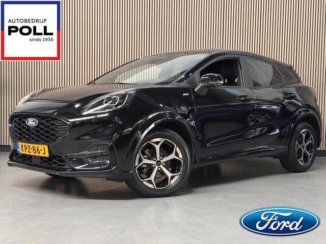 Ford PUMA 155pk Eco Hybrid Automaat ST-Line X Led Matrix Leder Navi 360 Camera Adap Cruise Winter Dodehoek pack
