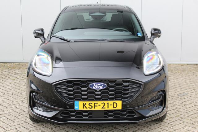 Ford PUMA 1.0-125pk EcoBoost Mild-Hybrid ST-Line X. Fabrieksgarantie t/m 03-12-2029 ! Slechts 3.000km ! Autm. airco, cruise control, navigatie, telefoonvoorb., stoel-, stuur- en voorraamverwarming, bestuurdersassistent pakket etc.