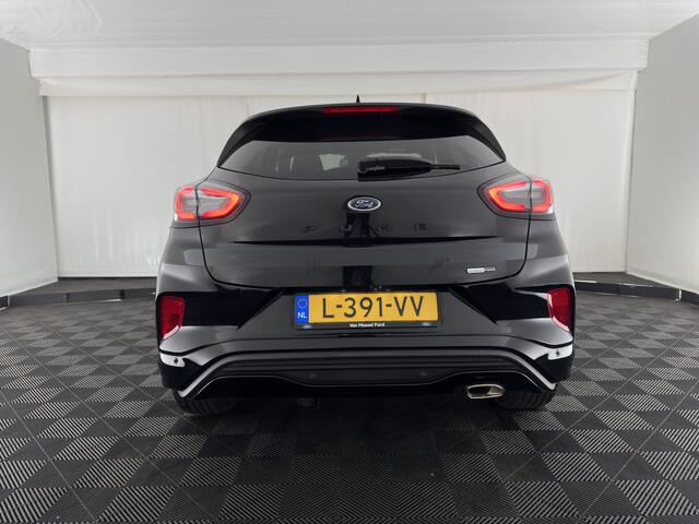 Ford PUMA 1.0 EcoBoost Hybrid ST-Line X (INCL-BTW) *LEATHER-FABRIC | ADAPTIVE-CRUISE | FULL-LED | BANG&OLUSEN | BLIND-SPOT | CAMERA | HEATED-SPORTSEATS | DIGI-COCKPIT | NAVI-FULLMAP | PRIVACY-GLASS | AMBIENT-LIGHT | TOWBAR | 18''A