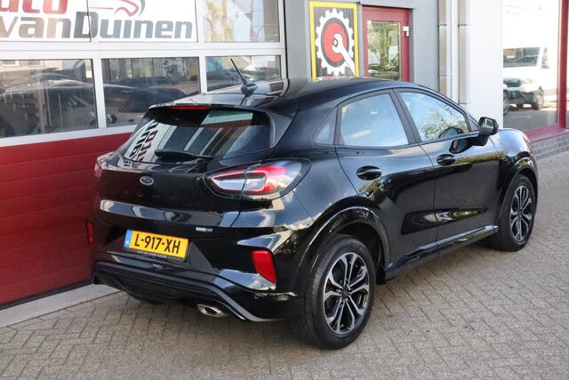 Ford PUMA 1.0 EcoBoost Hybrid ST-Line O.a: Stoel+stuurverw, DAB, PDC, Clima, Cruise, Etc. All-in prijs!