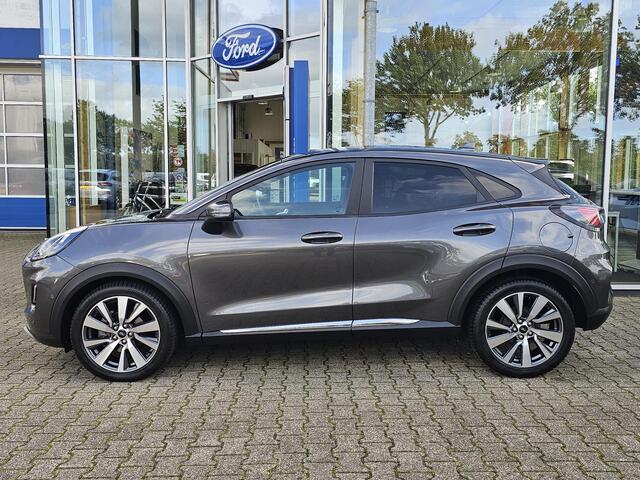 Ford PUMA 1.0 EcoBoost Hybrid Titanium X Adaptive cruise control | Half leder | Full led | Achteruitrijcamera | Elektrisch bedienbare achterklep | Keyless entry | 18'' velgen etc.