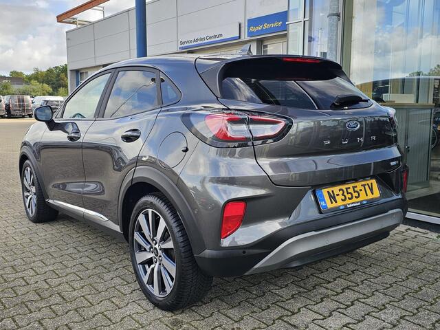 Ford PUMA 1.0 EcoBoost Hybrid Titanium X Adaptive cruise control | Half leder | Full led | Achteruitrijcamera | Elektrisch bedienbare achterklep | Keyless entry | 18'' velgen etc.