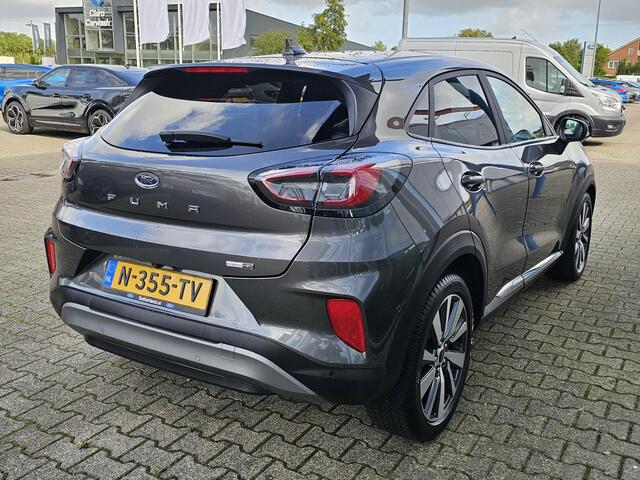 Ford PUMA 1.0 EcoBoost Hybrid Titanium X Adaptive cruise control | Half leder | Full led | Achteruitrijcamera | Elektrisch bedienbare achterklep | Keyless entry | 18'' velgen etc.