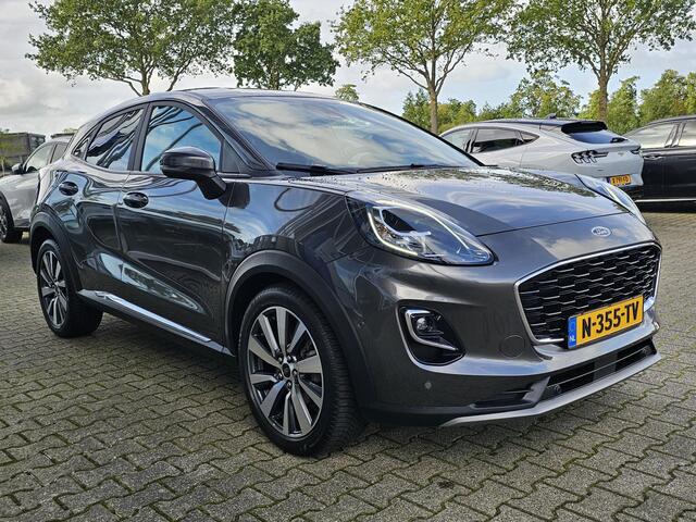 Ford PUMA 1.0 EcoBoost Hybrid Titanium X Adaptive cruise control | Half leder | Full led | Achteruitrijcamera | Elektrisch bedienbare achterklep | Keyless entry | 18'' velgen etc.