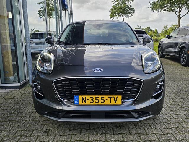 Ford PUMA 1.0 EcoBoost Hybrid Titanium X Adaptive cruise control | Half leder | Full led | Achteruitrijcamera | Elektrisch bedienbare achterklep | Keyless entry | 18'' velgen etc.