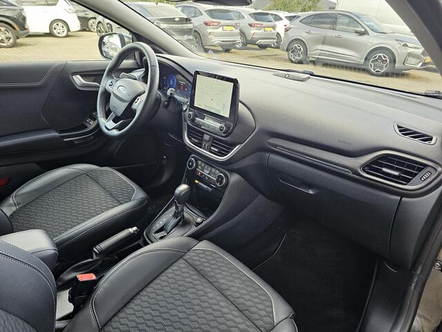 Ford PUMA 1.0 EcoBoost Hybrid Titanium X Adaptive cruise control | Half leder | Full led | Achteruitrijcamera | Elektrisch bedienbare achterklep | Keyless entry | 18'' velgen etc.