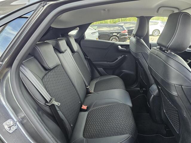 Ford PUMA 1.0 EcoBoost Hybrid Titanium X Adaptive cruise control | Half leder | Full led | Achteruitrijcamera | Elektrisch bedienbare achterklep | Keyless entry | 18'' velgen etc.