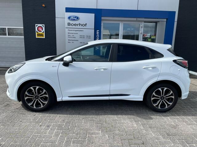 Ford PUMA EcoBoost Hybrid ST-Line 125PK | Nw geleverd 1e Eig. | Winterpack | Clima | Cruise | Privacy glass | Carplay | Draadloos laden telefoon |