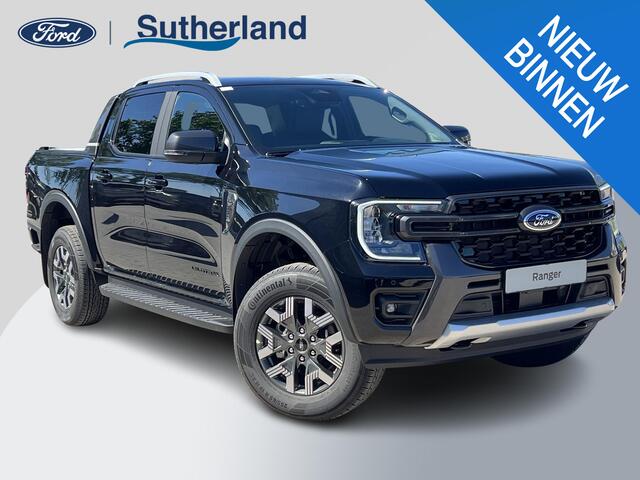 Ford RANGER 2.3 PHEV Wildtrak Double Cab | SCI | 281pk | 0,99% Renteactie | 5 persoons! | Technology Pack Plus Trailer | Cargo Area Pack | Power Rollertop | Prijs excl. BTW incl. BPM | laadkabel mode 3 16A