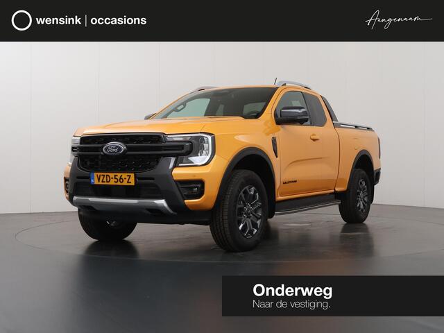 Ford RANGER 2.0 BI-TURBO 4WD | 204 PK | SUPER CAB | WILDRAK | ADAPTIVE CRUISE CONTROL | 2-ZITS | 360 GRADEN CAMERA | CLIMATE CONTROL | APPLE CARPLAY / ANDROID AUTO | STOEL / STUURVERWARMING | 3500 KG TREKHAAK | BLIND SPOT | LANE-ASSIST