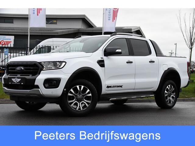 Ford RANGER 2.0 EcoBlue Wildtrak Supercab Adaptieve Cruise, Camera, Carplay, 3500kg Trekhaak, 213pk, Automaat Multimedia, Stoelverwarming, Leder, uniek!