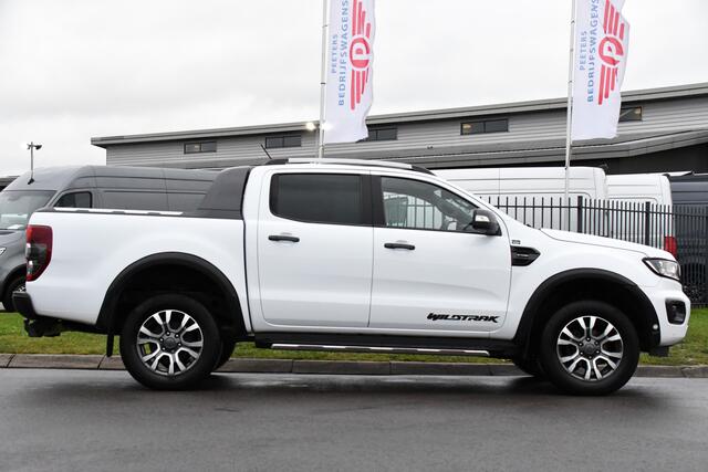Ford RANGER 2.0 EcoBlue Wildtrak Supercab Adaptieve Cruise, Camera, Carplay, 3500kg Trekhaak, 213pk, Automaat Multimedia, Stoelverwarming, Leder, uniek!