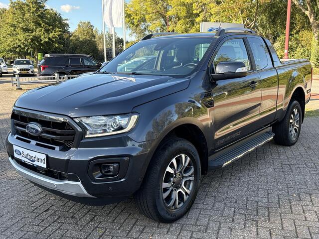 Ford RANGER 2.0 EcoBlue Wildtrak Supercab 213pk Automaat | Trekhaak | Adaptieve Cruise | 3.500kg Trekgewicht | Achteruitrijcamera | Rollertop | Dealer onderhouden